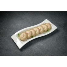 Рулет из куриного суфле и сливочно-кофейного мусса, 200 гр